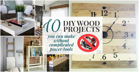 diy woodworking projects without tools